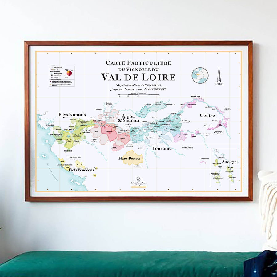 Wine Map of Loire