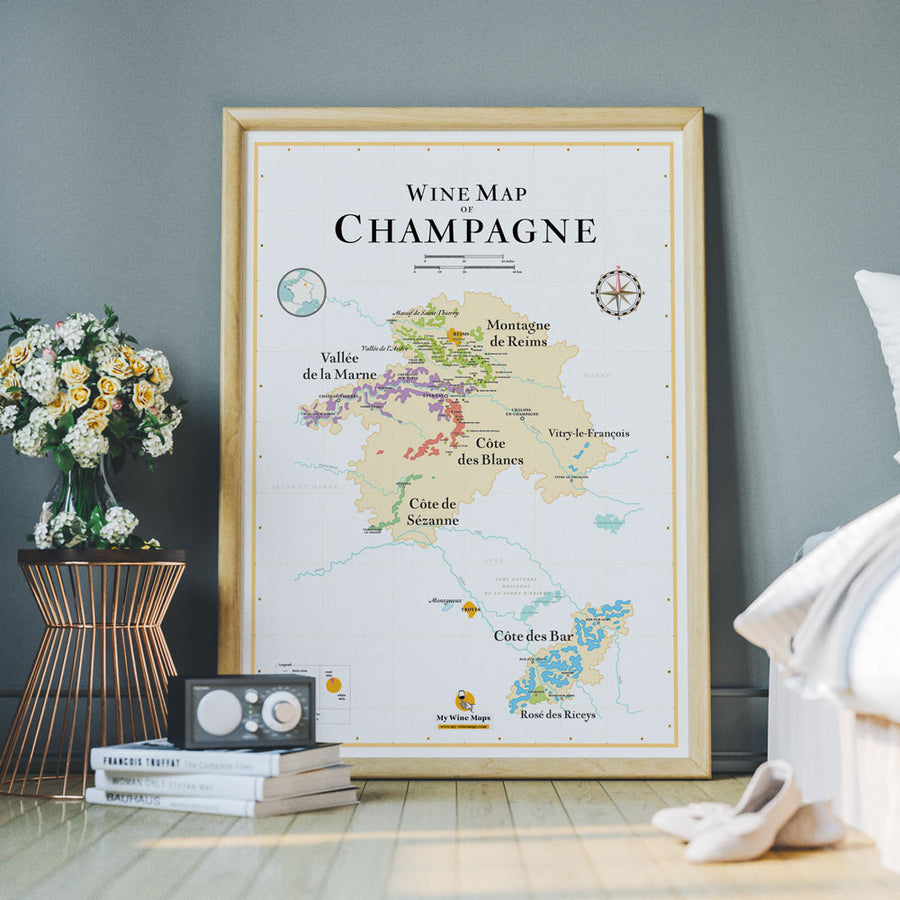 Wine Map of Champagne