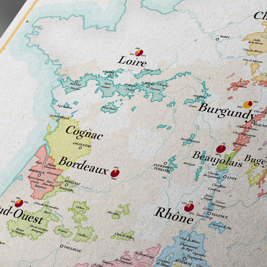 Wine Map of France