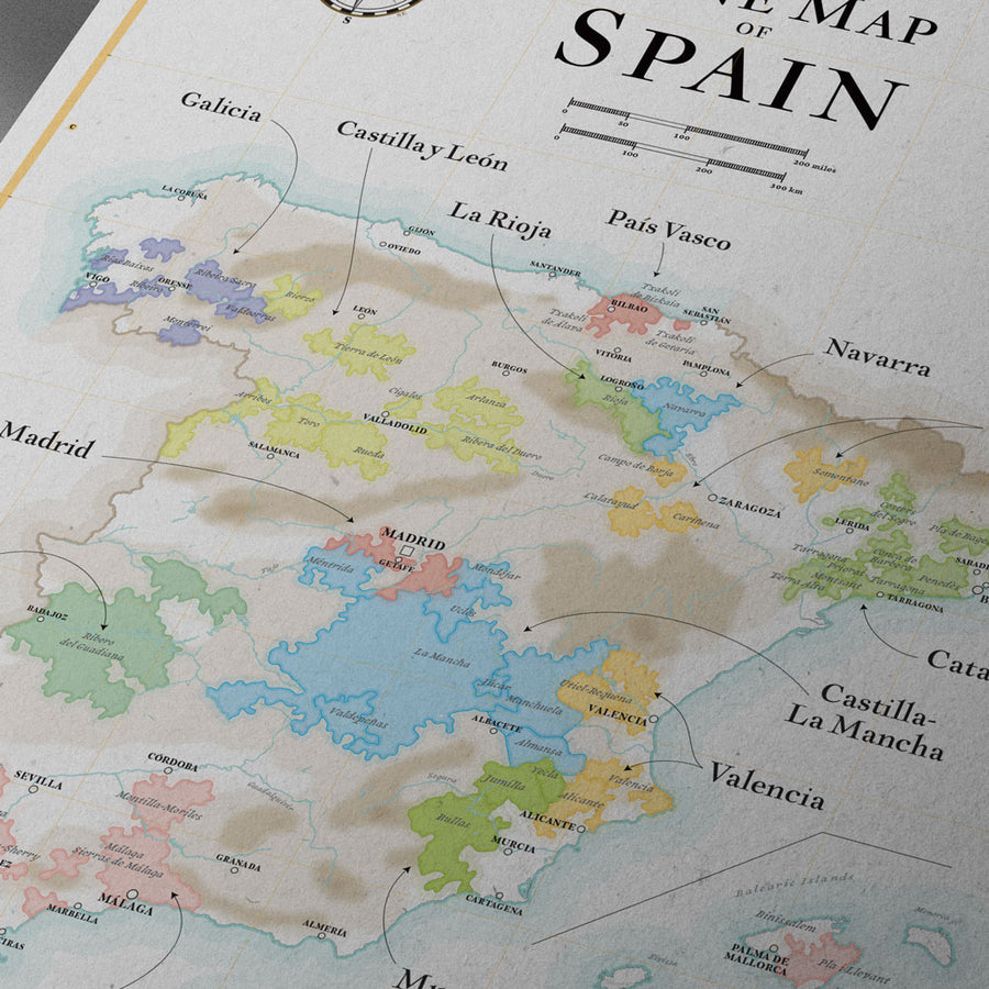 Wine Map of Spain