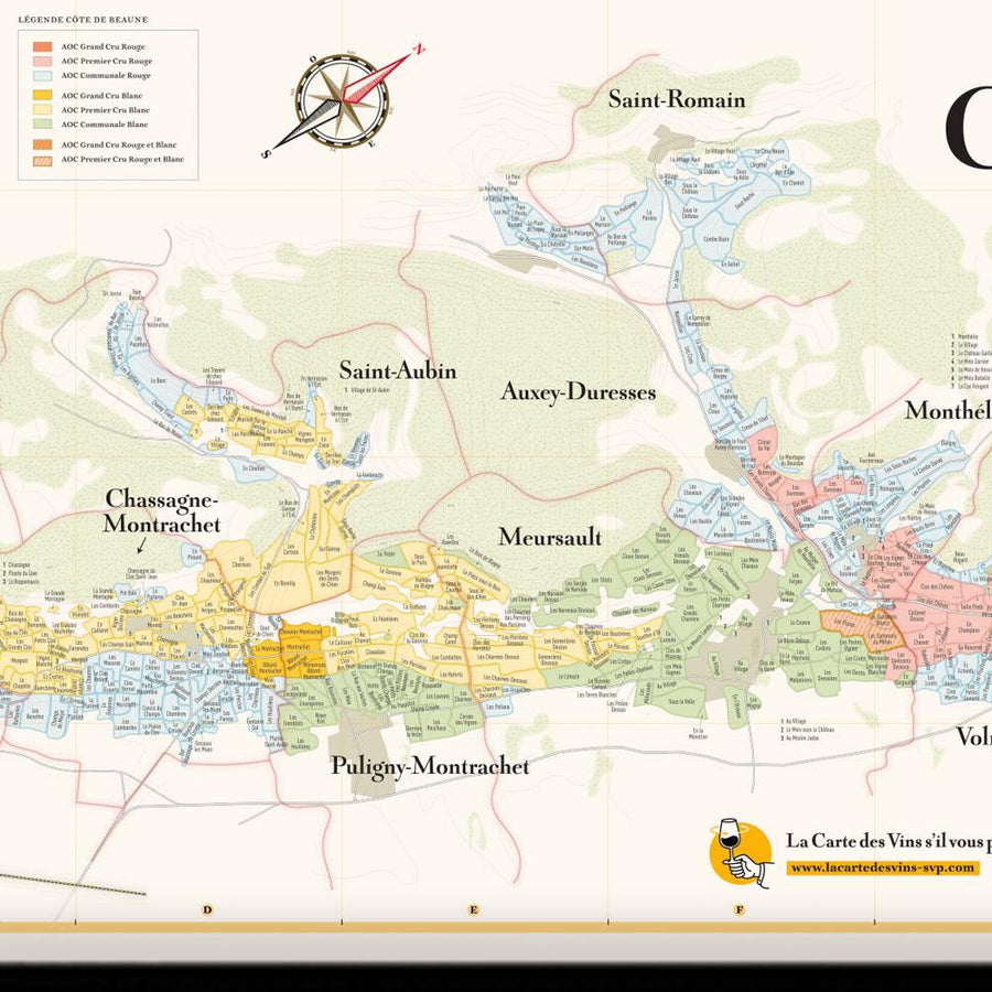 Maps of the Climats de Bourgogne